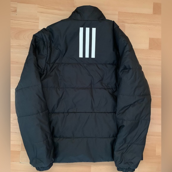 Adidas Black Large Puffer Style Jacket 2019 / DZ1396 - Picture 5 of 5
